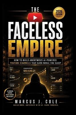 The Faceless Empire: How to Build Anonymous AI-Powered YouTube Channels That Earn While You Sleep - Marcus J Cole - cover