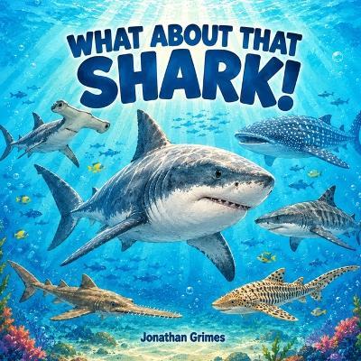 What About That Shark!: 16 Amazing Sharks and the Strange Things They Do - Jonathan Grimes - cover