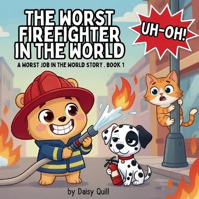The Worst Firefighter in the World: A Laugh-Out-Loud Rhyming Picture Book for Ages 4-8 - Daisy Quill - cover