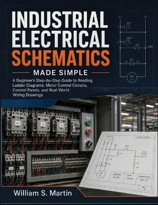 Industrial Electrical Schematics Made Simple: A Beginner's Step-by-Step Guide to Reading Ladder Diagrams, Motor Control Circuits, Control Panels, and Real-World Wiring Drawings - William S Martin - cover
