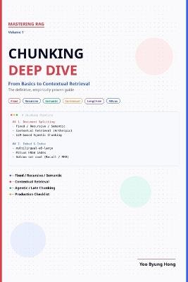 Mastering RAG: Chunking Deep Dive: From Fixed-Size Splitting to Contextual Retrieval - The Empirical Guide to RAG's Most Underrated Bottleneck - Yoo Byung Hong - cover