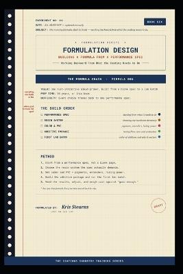 Formulation Design Building a Formula From a Performance Spec: Working Backward From What the Coating Needs to Do - Kris Stearns - cover