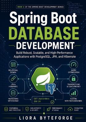 Spring Boot Database Development: Master PostgreSQL, JPA, Hibernate, Relationships, Transactions, Migrations, and Performance - Liora Byteforge - cover
