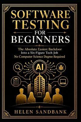 Software Testing For Beginners: The Absolute Easiest Backdoor Into a Six-Figure Tech Job - No Computer Science Degree Required - Helen Sandbank - cover