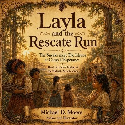 Layla and the Rescate Run: The Sneaks meet The Isleños at Camp L'Esperance - Michael D Moore - cover