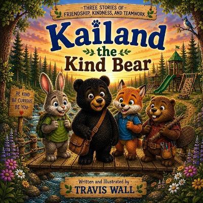 Kailand the Kind Bear: Three stories of kindness! - Travis Wall - cover