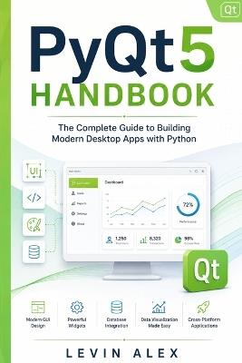 PyQt5 HANDBOOK: The Complete Guide to Building Modern Desktop Apps with Python - Levin Alex - cover