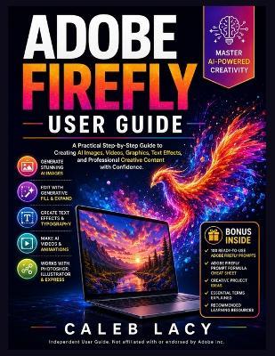 Adobe Firefly User Guide: A Practical Step-by-Step Guide to Creating AI Images, Videos, Graphics, Text Effects, and Professional Creative Content with Confidence. - Caleb Lacy - cover