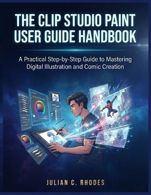 The Clip Studio Paint User Guide Handbook: A Practical Step-by-Step Guide to Mastering Digital Illustration and Comic Creation - Julian C Rhodes - cover
