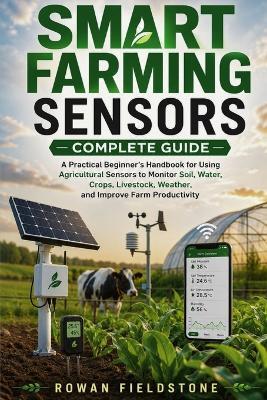 Smart Farming Sensors Complete Guide: A Practical Beginner's Handbook for Using Agricultural Sensors to Monitor Soil, Water, Crops, Livestock, Weather, and Improve Farm Productivity - Rowan Fieldstone - cover