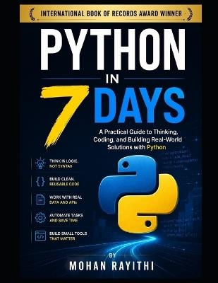 Python in 7 Days - Mohan Rayithi - cover