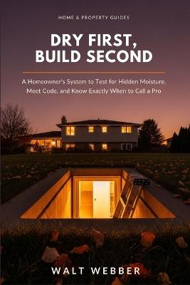 Dry First, Build Second: A Homeowner's System for Testing Your Basement for Hidden Moisture, Meeting Egress and Ceiling Height Code, and Knowing Exactly When to DIY or Call a Licensed Contractor - Walt Webber - cover