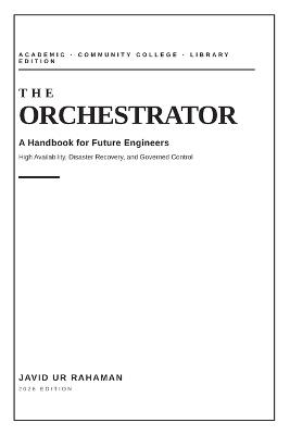 The Orchestrator: A Handbook for Future Engineers - High Availability, Disaster Recovery, and Governed Control - Javid Ur Rahaman - cover