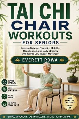 Tai CHI Chair Workouts for Seniors: Improve Balance, Flexibility, Mobility, Coordination, and Daily Strength with Gentle Low-Impact Movement - Everett Rowa - cover