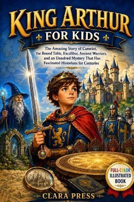 King Arthur for Kids: The Amazing Story of Camelot, the Round Table, Excalibur, Ancient Warriors, and an Unsolved Mystery That Has Fascinated Historians for Centuries - Clara Press - cover