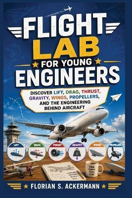 Flight Lab for Young Engineers: Discover Lift, Drag, Thrust, Gravity, Wings, Propellers, and the Engineering Behind Aircraft - Florian S Ackermann - cover