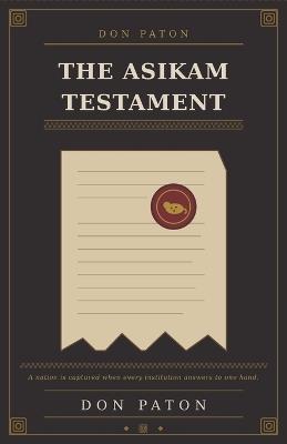 The Asikam Testament - Don Paton - cover