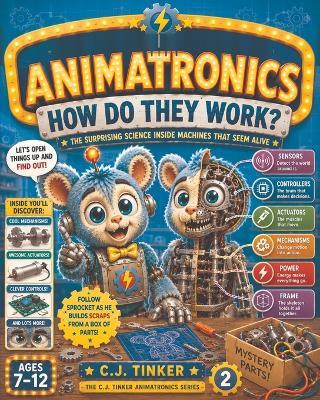 Animatronics: How Do They Work?: The Surprising Science Inside Machines That Seem Alive - C J Tinker - cover