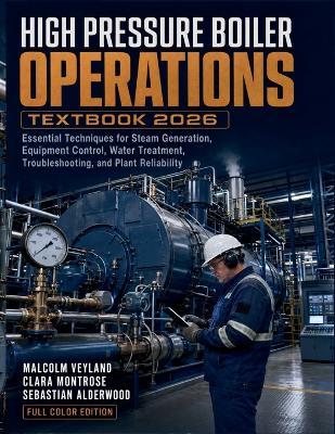 High Pressure Boiler Operations Textbook 2026: Essential Techniques for Steam Generation, Equipment Control, Water Treatment, Troubleshooting, and Plant Reliability - Clara Montrose,Sebastian Alderwood,Malcolm Veyland - cover