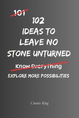 102 Ideas To Leave No Stone Unturned: No Stone Left Unturned. Practical Ideas To Explore Every Option, Find Better Answers, Solve Problems, and Discover What You Might Have Missed - Charles King - cover