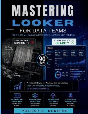 MASTERING LOOKER FOR DATA TEAMS - From LookML Basics to Production Dashboards in 90 Days: A Practical Guide for Analysts and Developers, with Live Projects, Best Practices, and Certification Prep - Pulsar E Denoise - cover
