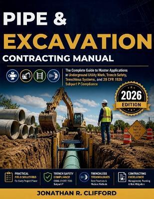 Pipe & Excavation Contracting Manual: The Complete Guide to Master Applications in Underground Utility Work, Trench Safety, Trenchless Systems, and 29 CFR 1926 Subpart P Compliance - Jonathan R Clifford - cover