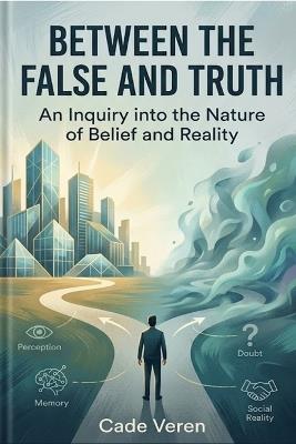 Between the False and Truth: An Inquiry into the Nature of Belief and Reality A Journey Through the Landscapes of Perception, Memory, and Understanding - Cade Veren - cover