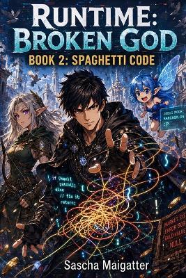 Runtime Broken God: Spaghetti Code: A LitRPG Adventure - Sascha Maigatter - cover