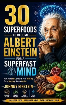 30 Superfoods to become Albert Einstein for a Superfast Mind - Johnny Einstein - cover