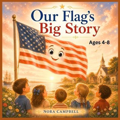 Our Flag's Big Story: A gentle, heartwarming introduction to America for little hearts Ages 4-8 - Nora Campbell - cover