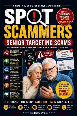 Spot Scammers: Senior Targeting Scams: Grandparent Scams - Medicare Fraud - Tech Support Traps - Harry Wheat - cover