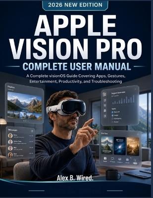 Apple Vision Pro Complete User Manual: A Complete visionOS Guide Covering Apps, Gestures, Entertainment, Productivity, and Troubleshooting - Alex B Wired - cover