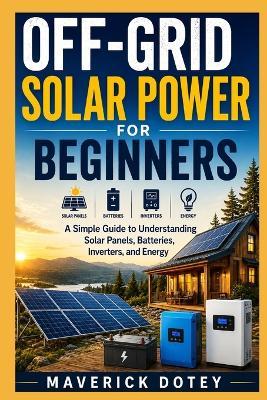 Off-Grid Solar Power for Beginners: A Simple Guide to Understanding Solar Panels, Batteries, Inverters, and Energy - Maverick Dotey - cover