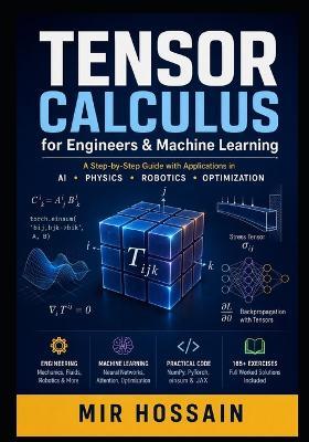 TENSOR CALCULUS for Engineers & Machine Learning: A Step-by-Step Guide with Applications in AI - Physics - Robotics - Optimization - Mir Hossain - cover