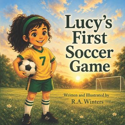 Lucy's First Soccer Game: A Soccer Story About Confidence, Courage, and Getting Back Up - R A Winters - cover