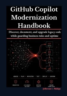GitHub Copilot Modernization Handbook: Discover, document, and upgrade legacy code while guarding business rules and uptime. - Jefferson C Phillips - cover