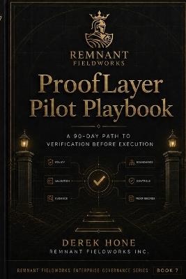 ProofLayer Pilot Playbook: A 90-Day Path to Verification Before Execution - Derek Hone - cover