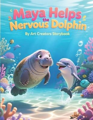 Maya Helps the Nervous Dolphin: A Calm and Heartwarming Underwater Adventure About Empathy, Courage, and Social-Emotional Learning for Ages 3-7 - Art Creators - cover