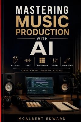 Mastering Music Production with AI: FL Studio, Suno, Beat Making, Mixing and Songwriting - McAlbert Edward - cover