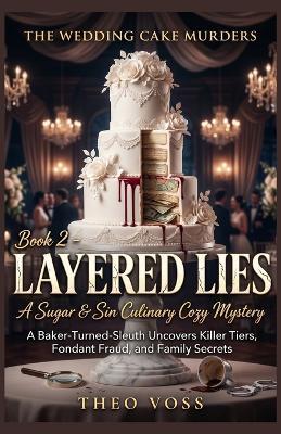 Layered Lies: A Sugar & Sin Culinary Cozy Mystery: A Baker-Turned-Sleuth Uncovers Killer Tiers, Fondant Fraud, and Family Secrets - Theo Voss - cover