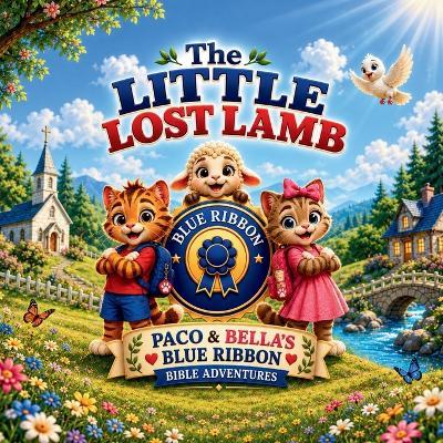 The Little Lost Lamb: A Paco & Bella Blue Ribbon Bible Adventure - Pete Benson - cover