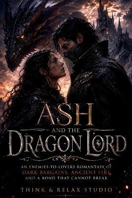 Ash and the Dragon Lord: An Enemies-to-Lovers Dragon Fantasy Romance Filled with Ancient Magic, Forbidden Bonds, and Dark Secrets - Think & Relax Studio - cover