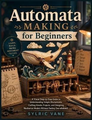 Automata Making for Beginners: A Visual Step-by-Step Guide to Understanding Simple Mechanisms, Crafting Kinetic Projects, and Designing Mechanical Models Without Feeling Overwhelmed - Sylric Vane - cover