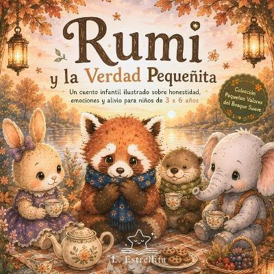 Rumi el Panda Rojo y la Verdad Pequeñita: Un cuento infantil ilustrado sobre honestidad, emociones y alivio para niños de 3 a 6 años - L Estrellita - cover