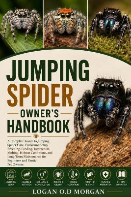 Jumping Spider Owner's Handbook: A Complete Guide to Jumping Spider Care, Enclosure Setup, Breeding, Feeding, Interaction, Molting, Habitat Conditions, and Long-Term Maintenance for Beginners and Exotic Pet Owners - Logan O D Morgan - cover