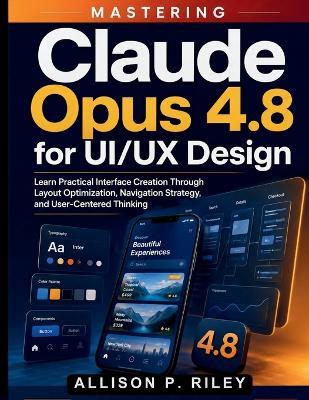 Mastering Claude Opus 4.8 for UI/UX Design: Learn Practical Interface Creation Through Layout Optimization, Navigation Strategy, and User-Centered Thinking - Allison P Riley - cover