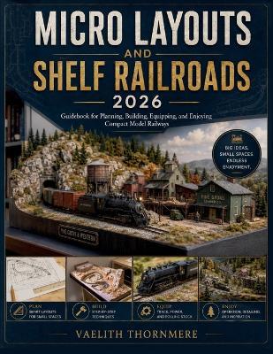 Micro Layouts and Shelf Railroads: Guidebook for Planning, Building, Equipping, and Enjoying Compact Model Railways - Vaelith Thornmere - cover