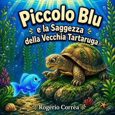 Piccolo Blu e la Saggezza della Vecchia Tartaruga: Una storia sulla calma, l'amicizia e la saggezza per bambini di 4-8 anni - Rogério Corrêa - cover