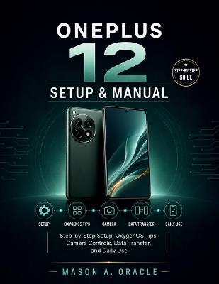 OnePlus 12 Pro Setup & Manual: Step-by-Step Setup, OxygenOS Tips, Camera Controls, Data Transfer, and Daily Use - Mason A Oracle - cover