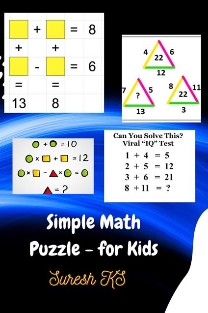 Simple Maths Puzzles - for Kids